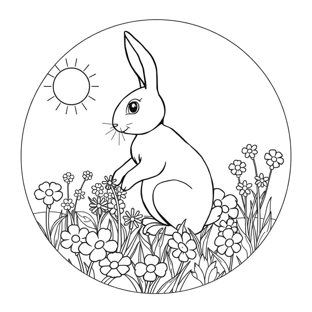 Page 4 of Cute Woodland Friends Coloring Pages