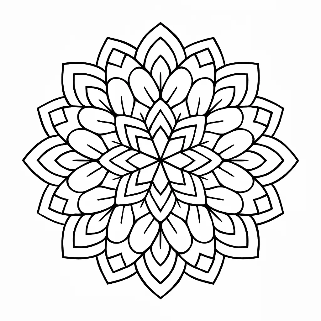 Page 2 of Mandala Calm Coloring Pages