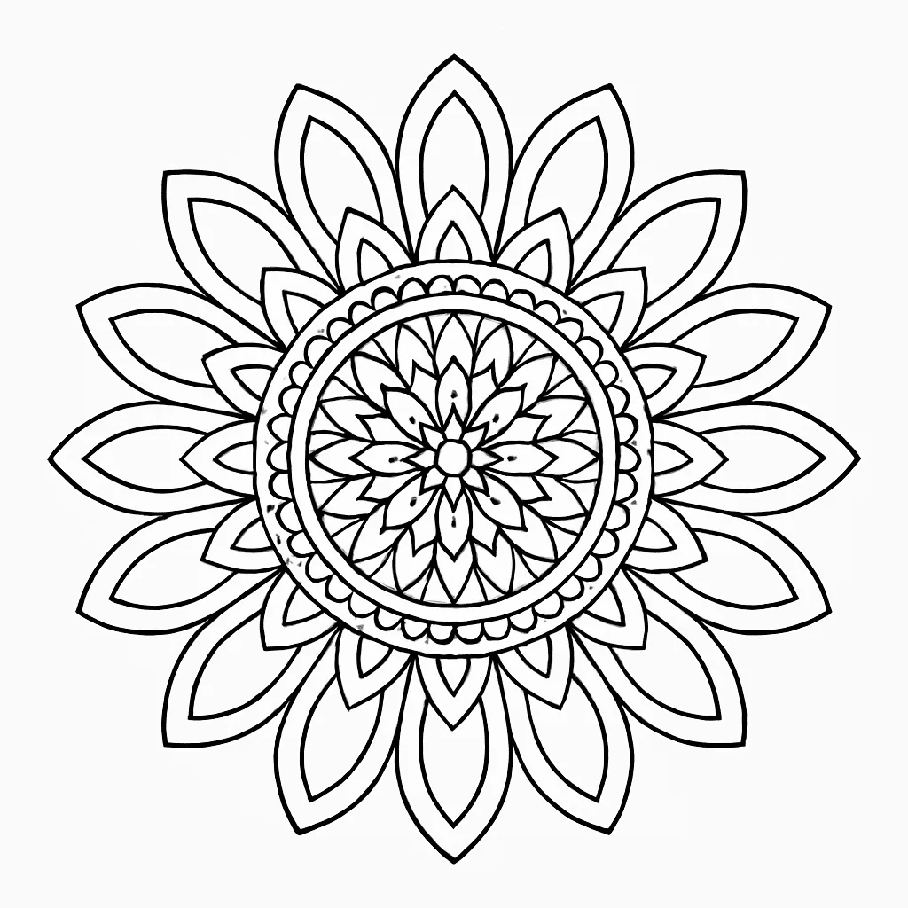 Page 3 of Mandala Calm Coloring Pages