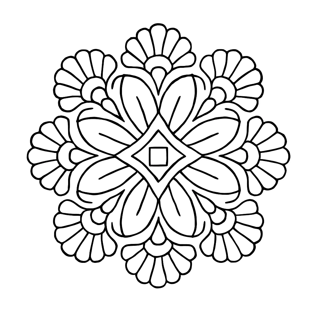 Page 5 of Mandala Calm Coloring Pages